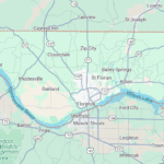 Lauderdale County AL map